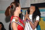 Miss Universe 2009 Stefania Fernandez during a visit to Kamathipura, Mumbai on Sunday,30 May 2010 (30).JPG